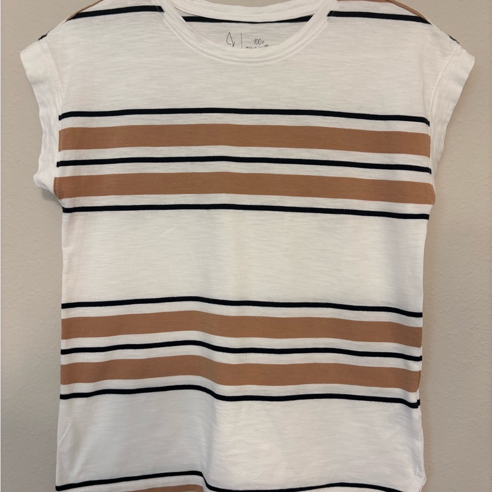 Joie White Pima Cotton Tee
